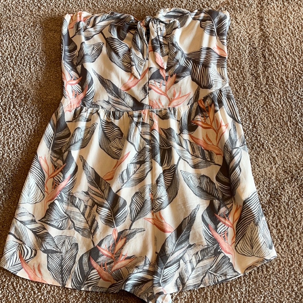 Kendall and Kylie Jenner strapless romper